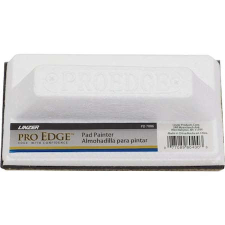 Linzer Linzer Pro Edge 3 In. x 6 In. Foam Handle Pad Painter PD 7006